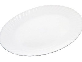 Блюдо керамика 33*25см LXYP-135 WHITE