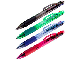 Ручка OfficeSpace BPR4_2934 автоматическая 04цв., 0,7мм, грип