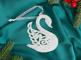 Подвеска пластик Лебедь 5044997