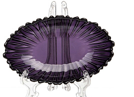 Блюдо стекло 15,5см 10545/7381 Аметист