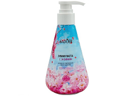 Зубная паста Sadoer 220г Отбеливающая с энзимами флакон с дозатором