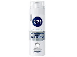 Пена для бритья Nivea 200мл Восстанавливающая для чуствительной кожи