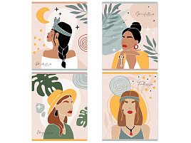 Тетрадь 48л. Greenwich Line N5c48-41056 "Women", матовая ламинация, выборочный УФ-лак, 70г/м2