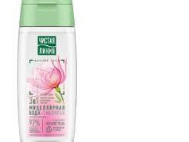 Мицеллярная вода Чистая Линия 100мл. 3в1 Роза 7241