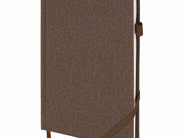 Ежедневник А5 BRAUBERG 111870 "Finest", 136 л., кожзам, резинка, коричневый