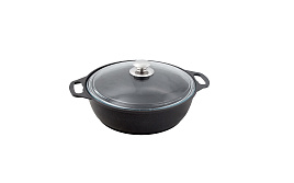 Жаровня 3л Kukmara ж34а/3629 стекл.кр