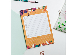 Блок для записей Meshu MS_39258 (To Do list) 14,8*21,0см (А5), 50л., "Bright life", насклейке