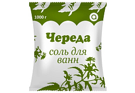 Соль для ванн 1000г Аромика Череда