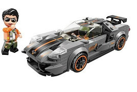 Конструктор Брик 14014 Гоночная машина 197дет