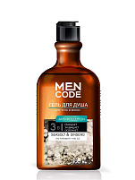 Гель для душа мужской MEN Code 300мл.Anti-Pollution