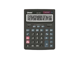 Калькулятор Uniel настольный UG-60 16 разрядов, двойное питание, 206х155х35
