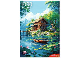 Пазл 1000эл. Домик у реки Ф1000-8728