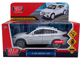 Машина металлическая SB-68311 BMW X6, 15,5 см, двери, капот, багажник, инерция