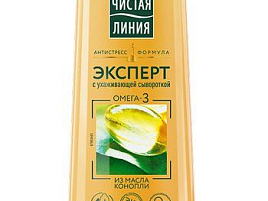 Шампунь Чистая линия 400мл Инт.питание ухаж.ПЕРСИК(УС)8373