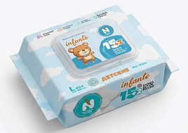 Влажные салфетки Natural Fresh 17шт.голубые с клапаном М