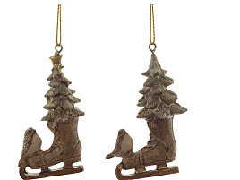 Подвеска полистоун Конек 8см 782411