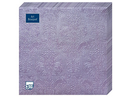 Салфетки 20л.3-х сл.Арт Bouguet 33*33 Барокко Лиловый