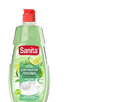 Средство для посуды Санита 450мл.Матча+лайм 23048