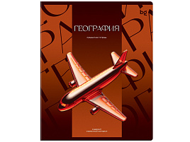 Тетрадь География 48л. ТП5ск48_к_вл 63923 "Темное стекло", конгрев, твин-лак, 70г/м2