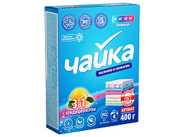 Стиральный порошок Чайка 400г М автомат 3в1 Универсальный.