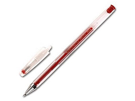 Ручка гел. Crown HJR-500B красная 0.5мм, штрих-код