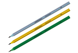 Карандаш ч/гр Красин КР-150120 "Эволюция" ТМ (HB), с полосами, заточен., пластиковый