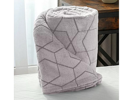 Плед-покрывало 200*240 Silvano геометрия серый 503364/8527