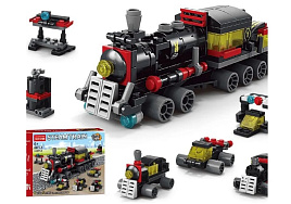 Конструктор Брик 8971-4 Поезд 118дет