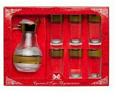 Набор подарочный 944/1256/88 Лофт 7пр (кувшин+6 стаканов) 9339