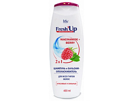 Шампунь Белита 400мл. М Iris Fresh'Up 2в1 Для всех типов волос