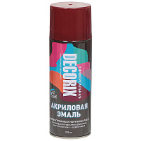 Эмаль-аэрозоль коричневая 520мл Decorix 0990