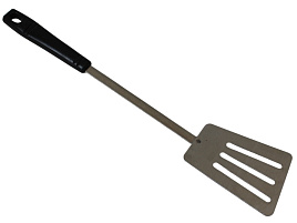 Лопатка кухонная нержавеющая сталь пластиковая ручка №1