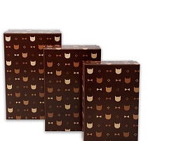 Набор коробок 3в1 Джентлкот ПП-3189 (23*16*9,5-19*12*6,5)