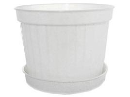 Кашпо цветочное 6,5л Классик №9 5190 мрамор