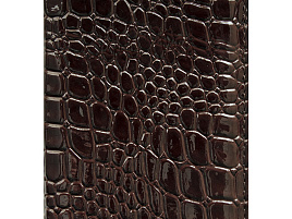 Обложка на паспорт OfficeSpace 240457 иск. кожа, коричневый, крокодил