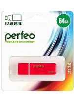 Флеш-драйв Perfeo USB 64Gb C01 красный