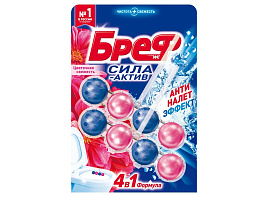 Блок для унитаза БРЕФ М 2*50гр.Цвет.свежесть шарики