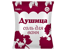 Соль для ванн 1000г Аромика Душица М