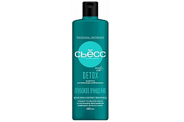 Шампунь Syoss 450мл.Detox для норм.и жирных волос