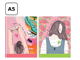 Блокнот 80л. BG ББ5т80_лг 11154 А5, "Девочки, такие девочки", глянцевая ламинация