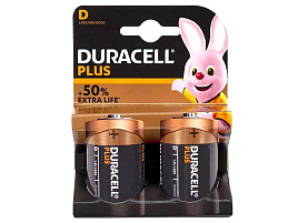 Батарейка Duracell LR20 2bl Plus