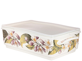 Контейнер для продуктов 20,5*12*6 104-804 Фрукты с крышкой керамик