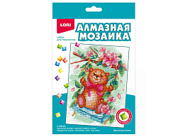 Алмазная мозаика 15*20 Амк-009 Цветочные качели