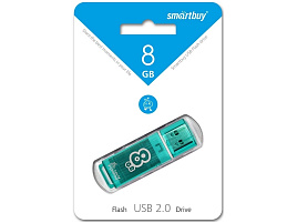 Флеш-драйв Smart Buy 8Gb SB8GBGS-G Glossy series Green зеленый 1206