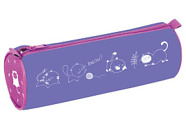 Пенал мягкий ArtSpace Sch_65172 "Meow", 210*80, полиэстер