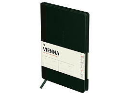 Ежедневник А5 BG DuA5_61262 "Vienna. Dark green", мягкий переплет, кожзам, темно-зеленый, цветной срез