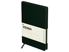 Ежедневник А5 BG DuA5_61262 "Vienna. Dark green", мягкий переплет, кожзам, темно-зеленый, цветной срез