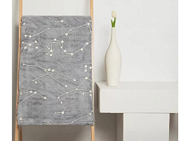 Плед-покрывало 180*200 Silvano велсофт жаккард 180/004-VLRN/LA/1049