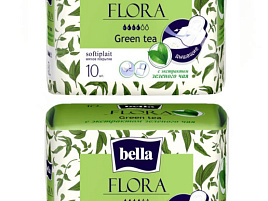 Прокладки Белла перфект Флора 10шт.Зел.чай 5840
