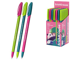 Ручка Erich Krause 63101 Neo® Stick Panda Hugs 0.7, Super Glide Technology, цвет чернил синий